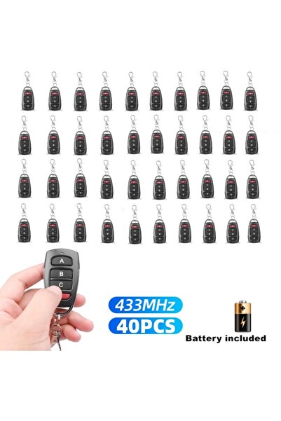 Choice3 40PCS ABCD Key 5-50PCS 433MHz Copy Remote Control Electric Garage Doo...