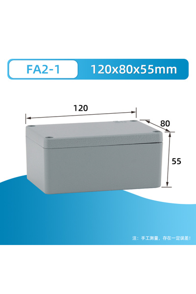Choice3 FA2-1 120x80x55 IP67 Waterproof Metal Box Outdoor High Temperature Re...