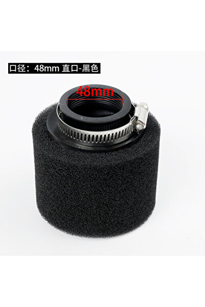 Choice9 Black 48 straight Black and Red Foam Air Filter 35mm 38mm 42mm 45mm 4...