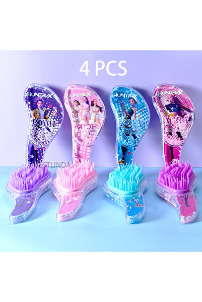 Choice5 Bandai 1234 4/1PCS New KPop Demon Hunters Comb Cartoon Rumi Mira Zoey...