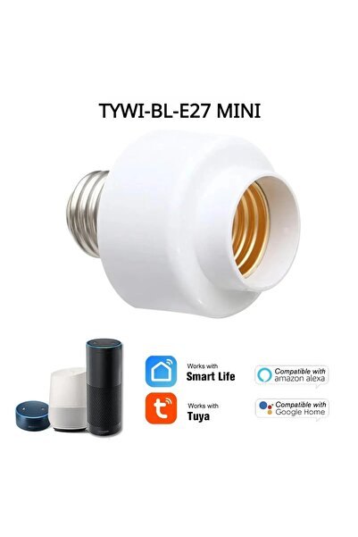 Choice3 TYWI-BL-E27 MINI WHITE Tuya WIiFi BL E27 Socket Smart Lamp Holder Bas...