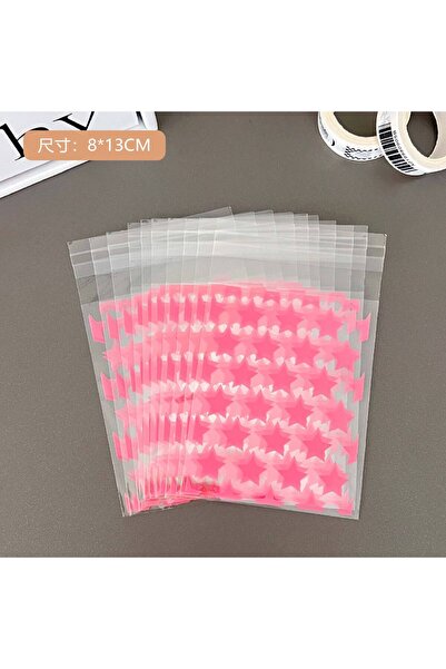 Choice6 50pcs D Clear Opp Gift Packaging Bag With Star & Circle Print - A Con...