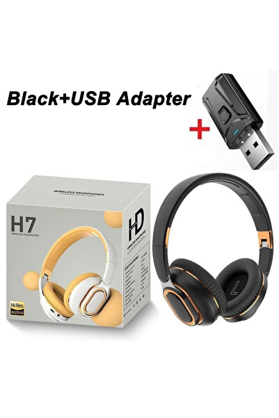 Choice Black With Adapter H7/H3 Tv Bluetooth Headphone Wireless Headset with ...