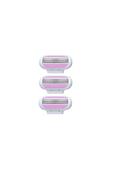 choice2 3 Blade 1 Handle + 18 Blade Women Safety Razor Blades Face/ Leg/ Armp...