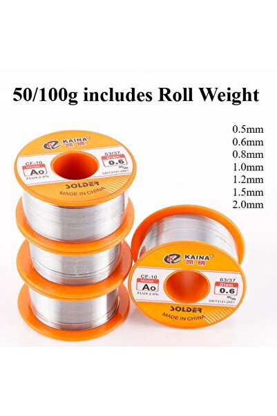 Choice10 0.8mm 50g 100g/50g 0.5mm-2mm No-clean Rosin Core Solder Tin Wire Ree...