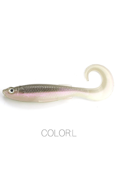 Choice 50mm 12pcs 1.06g L 2023 Supercontinent Swimbait Shad T-Tail Luya soft ...
