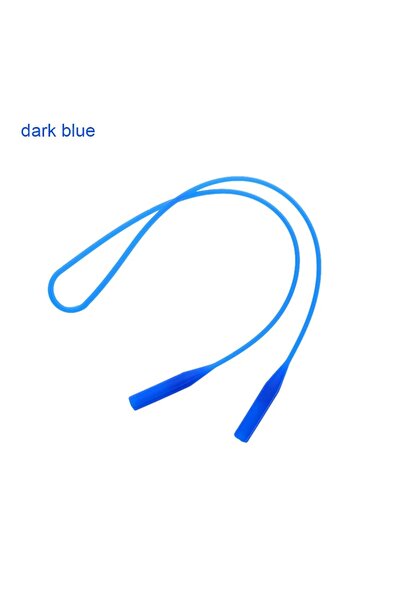 Choice Dark blue Silicone Eyeglasses Strap Glasses Sunglasses Chain Sports Ba...