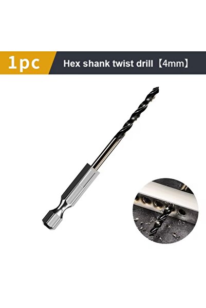 Choice5 4mm 1.5-7.5mm Hex Shank Twist Drill Bit Wood Metal Hole Cutter Core D...