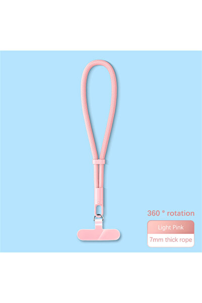 Choice3 Pink Anti-drop Mobile Phone Lanyard Universal Adjustable Short Wrist ...