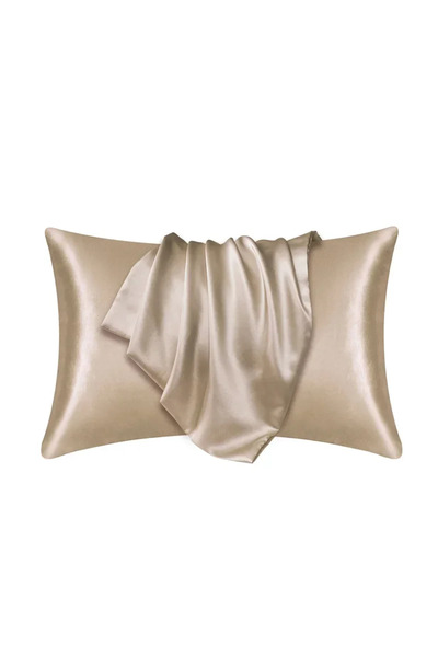 Choice 51x66cm Champagne 100% Natural Mulberry Silk Pillow Case Real Silk Pro...