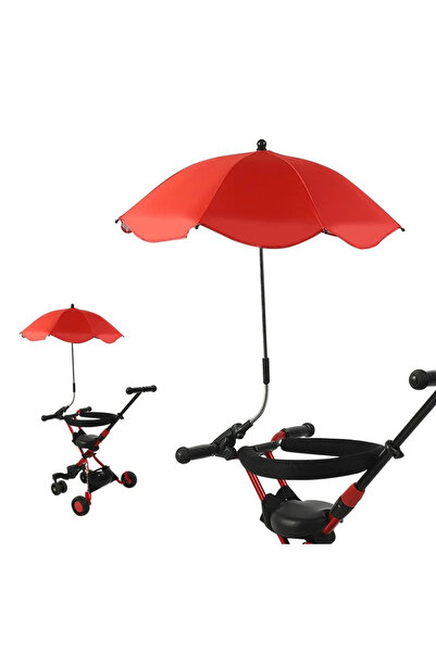 Choice1 Red 1 Universal Baby Parasol Baby Stroller Sun Shade Sun Protection S...