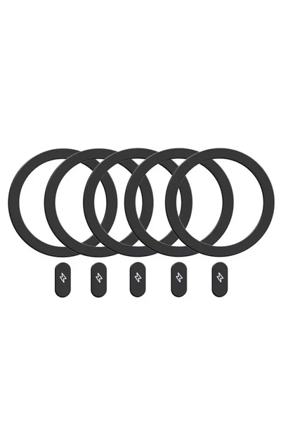 Choice 5 Black 5-1PCS For Magsafe Magnetic Plate Ring Metal Sticker for iPhon...