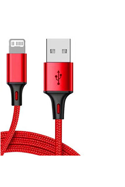Choice 2m Red USB Cable For iPhone 11 12 13 14 Pro Max 6 7 8 Plus X XS XR SE ...