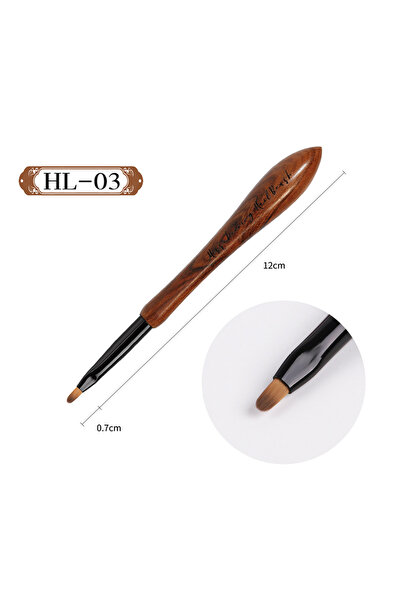 Choice7 HL03 1pcs Nails Art Brushes for Manicure UV Gel Brush Extensions Acry...