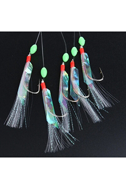 Choice 1 5 Pcs/Set Multi-Color Soft Silverskin Fishing Lure Set Imitation Fis...