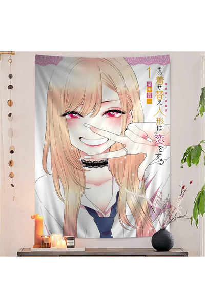 Choice31 75x100cm(2.5X3.3FT BU-1 VIKAMA Cute Anime Girl Tapestry Vibrant Pop ...