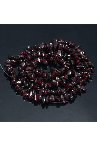 Choice Length about 39cm Garnet Bead 16 inch Natural Stone Beads Chips Beads ...