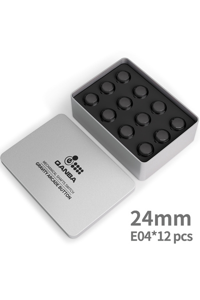 Choice Clear Black E04 Qanba Gravity KS Mechanical Shafts Silent Pushbutton 2...