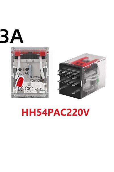 Choice8 HH54PAC220V HH52P HH54P LED Miniature Coil General Electromagnetic In...