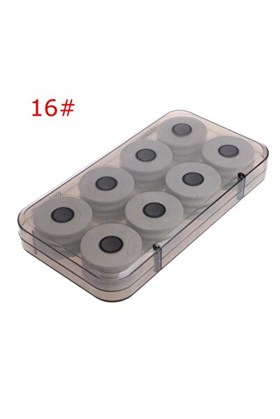 Choice 16 8/16Pcs Translucent Fishing Tackle Box Magnetic Design Spools Line ...
