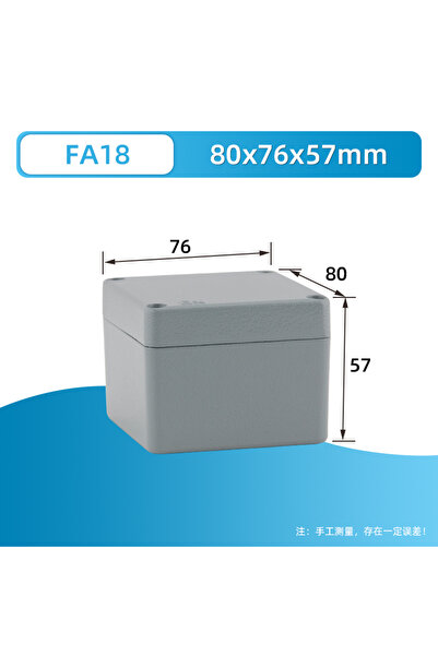 Choice7 FA18 80x75x60 IP67 Waterproof Metal Box Outdoor High Temperature Resi...