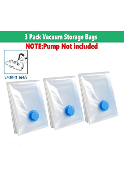 Choice L 60X80CM only 3pack bags Vacuum Storage Bags Space Saver 80% More Com...