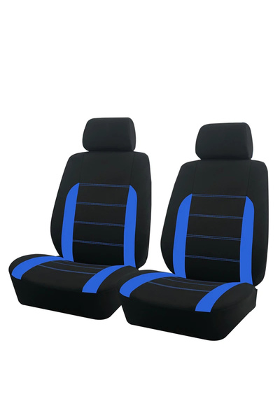 Choice Blue 2 seat AUTOKING Universal Fabric Car Seat Covers Fit For Most Car...