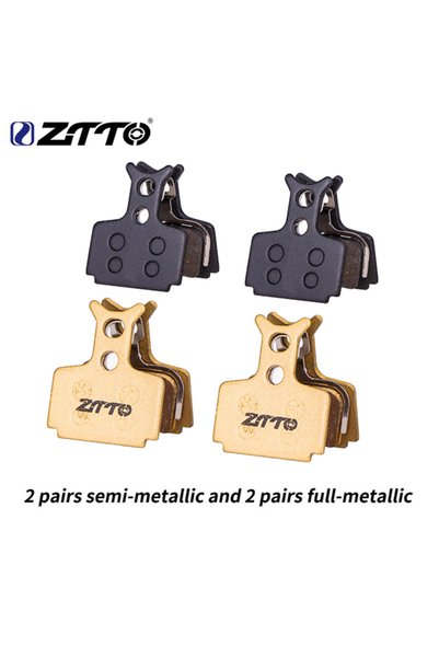 Choice 2pair Semi-2pairFull ZTTO 4 Pairs Bicycle Semi/Full-Metallic Brake Pad...
