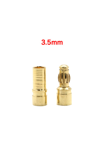 Choice 3.5mm 20pcs/lot 2.0mm 3.0mm 3.5mm 4.0mm 5.5mm 6.0mm 8.0MM Gold Bullet ...