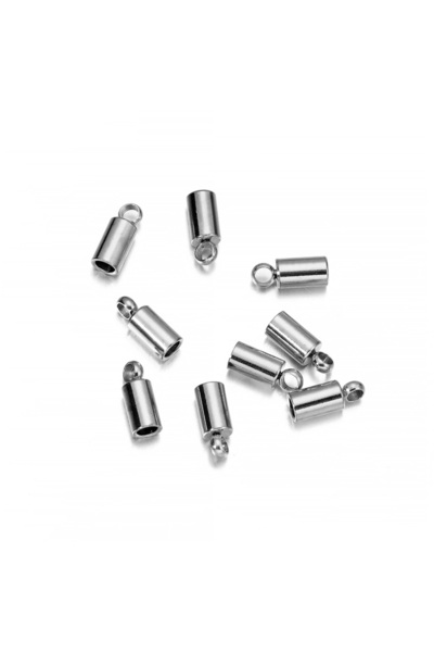 Choice1 Hole size 4.0mm Stainless Steel 10Pcs/Lot Stainless Steel End Tip Cap...