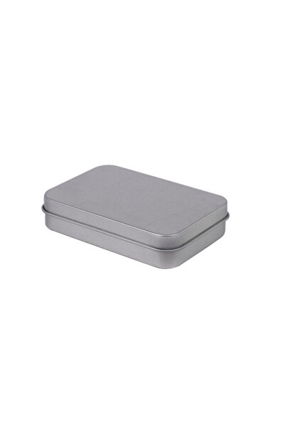 Choice Silver 1pcs Metal Tin Silver Black Flip Storage Box Tool Box Money Coi...