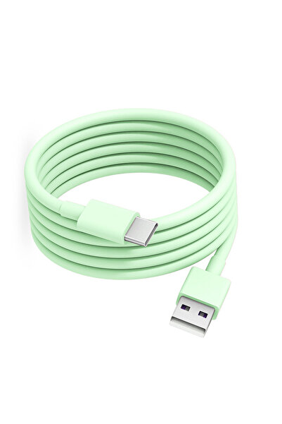 Choice 2m Green 1pcs 30W USB A To Type C Cable Date Syuc Fast Charging Cord F...