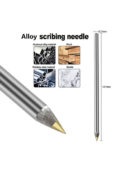 Choice Alloy Scribe Pen Carbide Scriber Pen Metal Wood Glass Tile Cutting Mar...