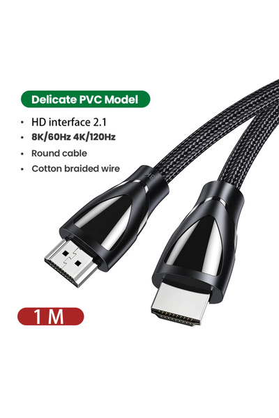 Choice 1M HDMI-Compatible 2.1 Cable Ultra High-speed 8K/60Hz 4K/120Hz For Mi ...