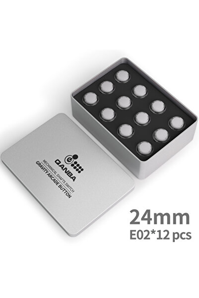Choice Clear White E02 Qanba Gravity KS Mechanical Shafts Silent Pushbutton 2...