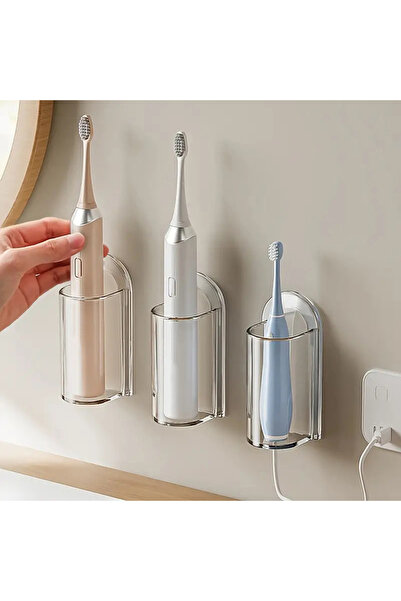 Choice 3pcs Non Perforated Toothbrush Holder Electric Toothbrush Base Space S...