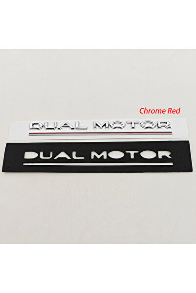 Choice Chrome Red 3D ABS Chrome Black Red Rear Trunk Badge Hight Performance ...