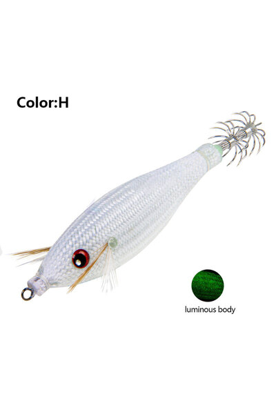 Choice 78mm H 1Pc 78mm 10g Floating Squid Jig Jigging Fishing Lure Luminous A...