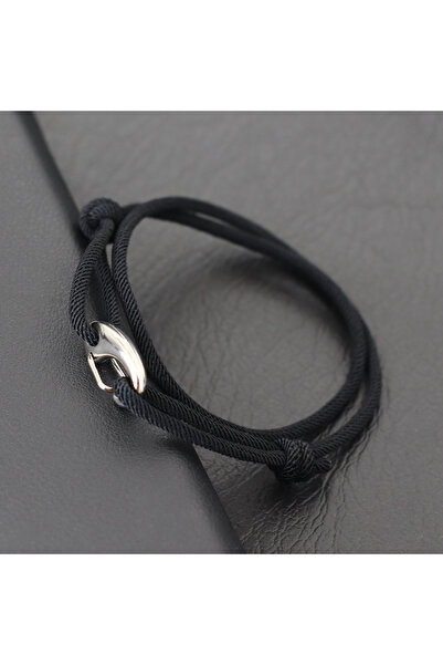 Choice black New Simple Style Double Layered Marine String Bracelet For Men W...