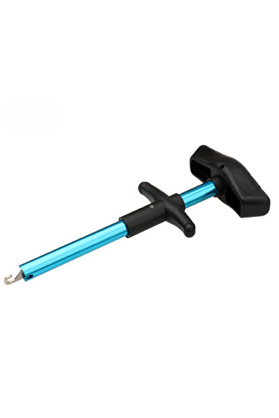 Choice Blue 1pc Portable Aluminum T-Hook Taker Hook Taker Hook Remover Fish H...
