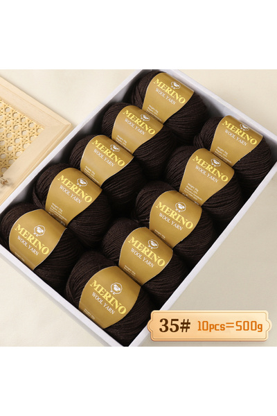 Choice 35 Coffee 500g of High-Quality 212 Medium-Fine Alpaca Wool Yarn, Suita...