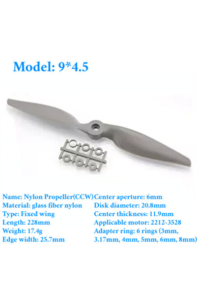 Choice15 2PCS 9045 2PCS Gemfan Apc Nylon Propeller 5x5/6x4/7x5/8x4/8x6/9x6/10...