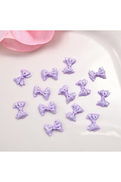 Choice Purple 100pcs 3D Resin Nail Art Charms Flat Mixed Color Butterfly Nail...