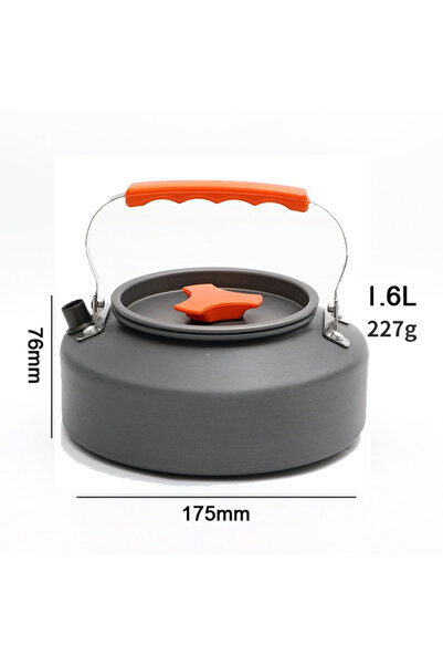 Choice 1.6L orange handle 0.8L/1.1L/1.2L/1.6L/2L/2.5L Aluminum alloy Portable...