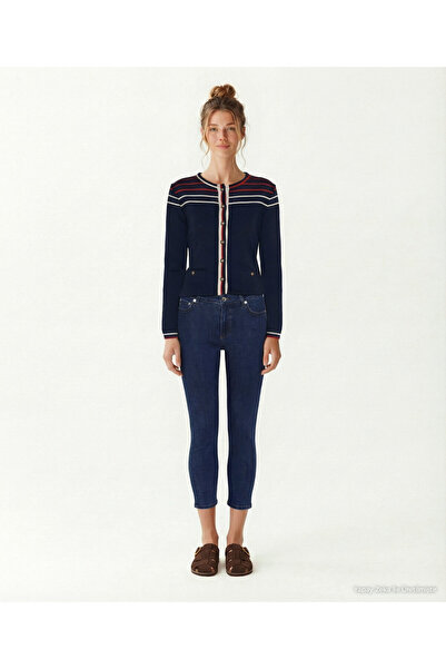 Yargıcı Slim High Waist Trousers