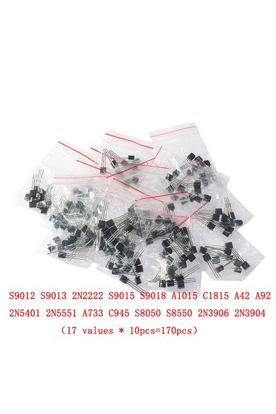 Choice5 YTDMEN S9012-2N3904-170pcs 50-900PCS Transistors kit NPN PNP S8050 S8...