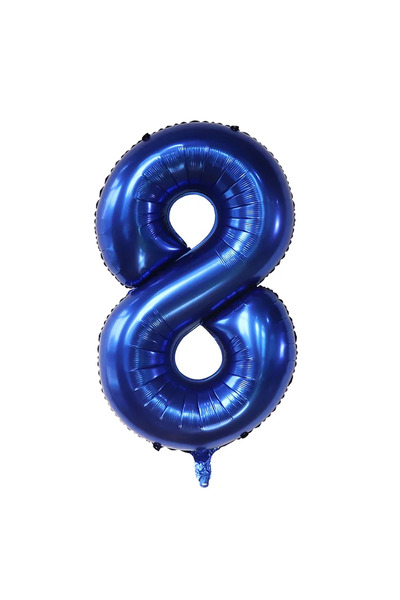 Choice6 40INCH 8 40Inch Dark Blue Number Foil Balloon 0-9 Digital Globos Chil...