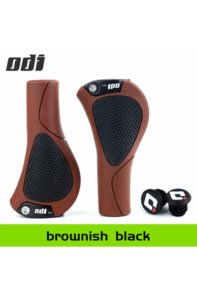 Choice Brown-Black ODI OC1 Bicycle Grips 22.2mm Large Pad Bike Handlebar Cove...
