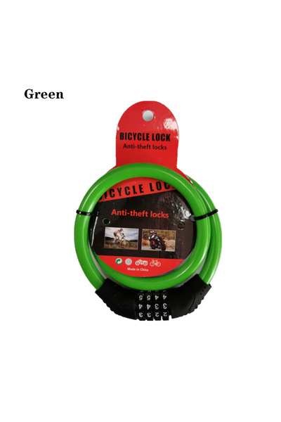 Choice1 green 4 Digit Combination Number Bike Lock Strong Heavy Duty Cycle Se...