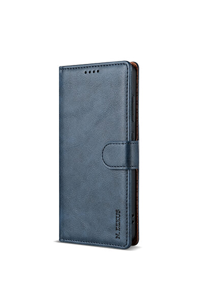 Choice for S23 Ultra Blue Business Leather Phone Case For S26 S25 S24 S23 Ult...